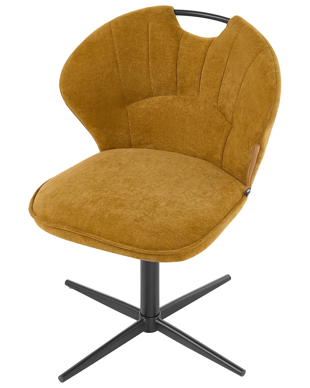 Sett med 2 stoler WORCESTER Chenille Sennepsgul_1156582