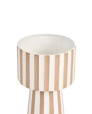 Blomkruka BANE 30 cm Metall Vit/ Beige_1065044
