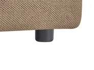 Modular Corner Sofa 3 Seater HEDE Fabric Brown Right Hand_1087409