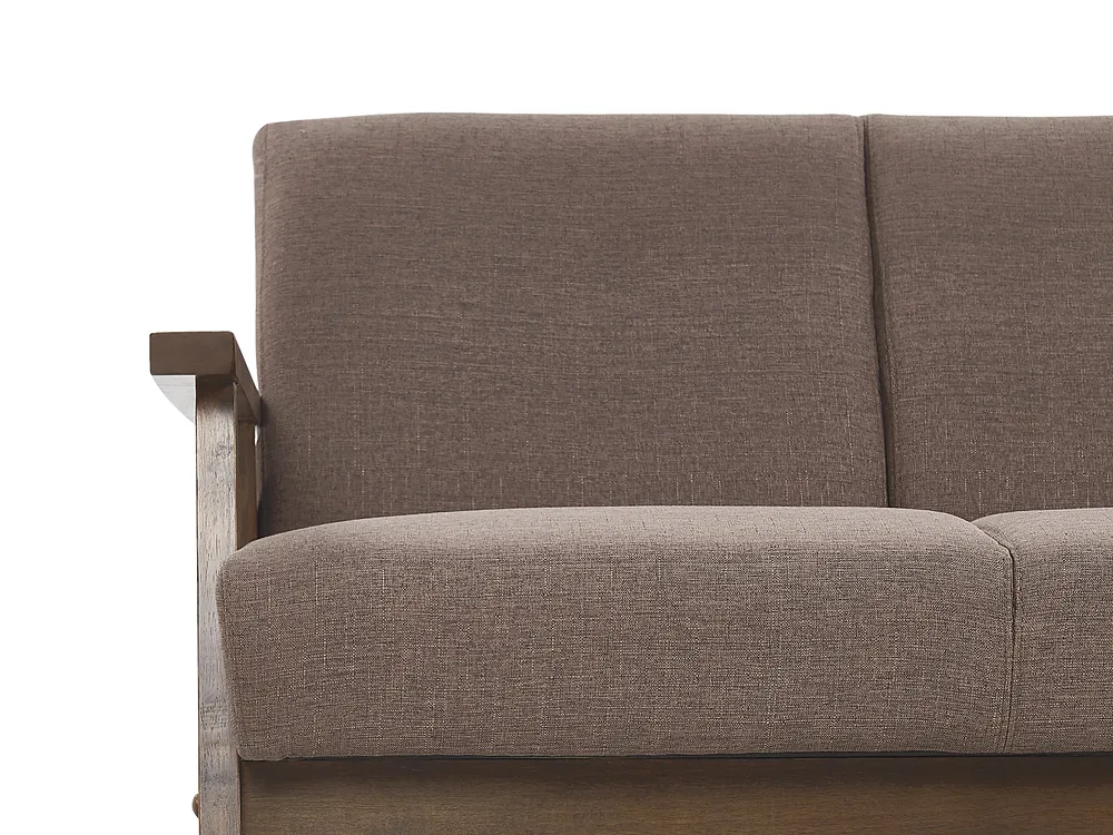 Sofa 3 Seater ASNES Fabric Brown_786883