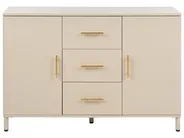Sideboard med lådor OMBURA Metall Beige_1082541