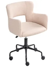 Skrivbordsstol SANILAC II Bouclé Beige_1024927