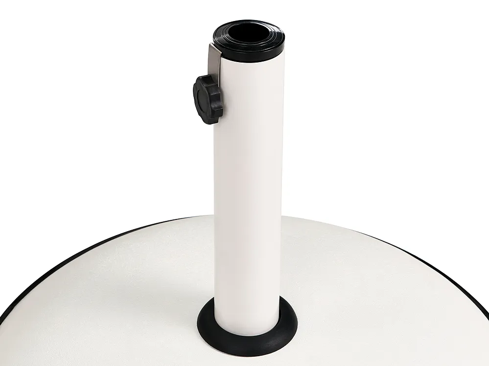 Parasollfot CANZO Rund Vit 25 kg_1066060