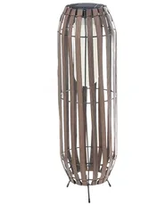 Solar Powered Lantern MUZIZI 69 cm Dark Brown_1042986