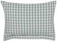 Throw Cushion TALYA 40 x 60 cm Mint Green Checked_902076