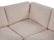 Modular U-Shape Sofa 8 Seater KIVVIK Boucle Beige_1045882