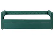 Trundle Bed Fabric LIBOURNE 90 x 200 cm (EU Single) Dark Green_729672