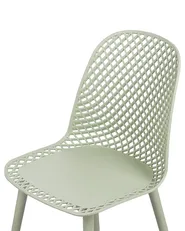 Set med 4 matstolar EMORY Ljusgrön_876541