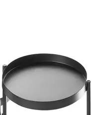 Plant Stand NANTEN 87 cm Metal Black_1032765