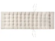 Solstol med dyna CESANA PREMIUM Akaciaträ Ljusbeige_991093
