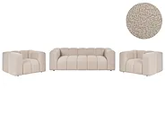 Sofagruppe 5-seters ANTOLA Bouclé Beige_1161569