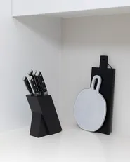 Set med 5 knivar i block IKEDA Svart_1050600