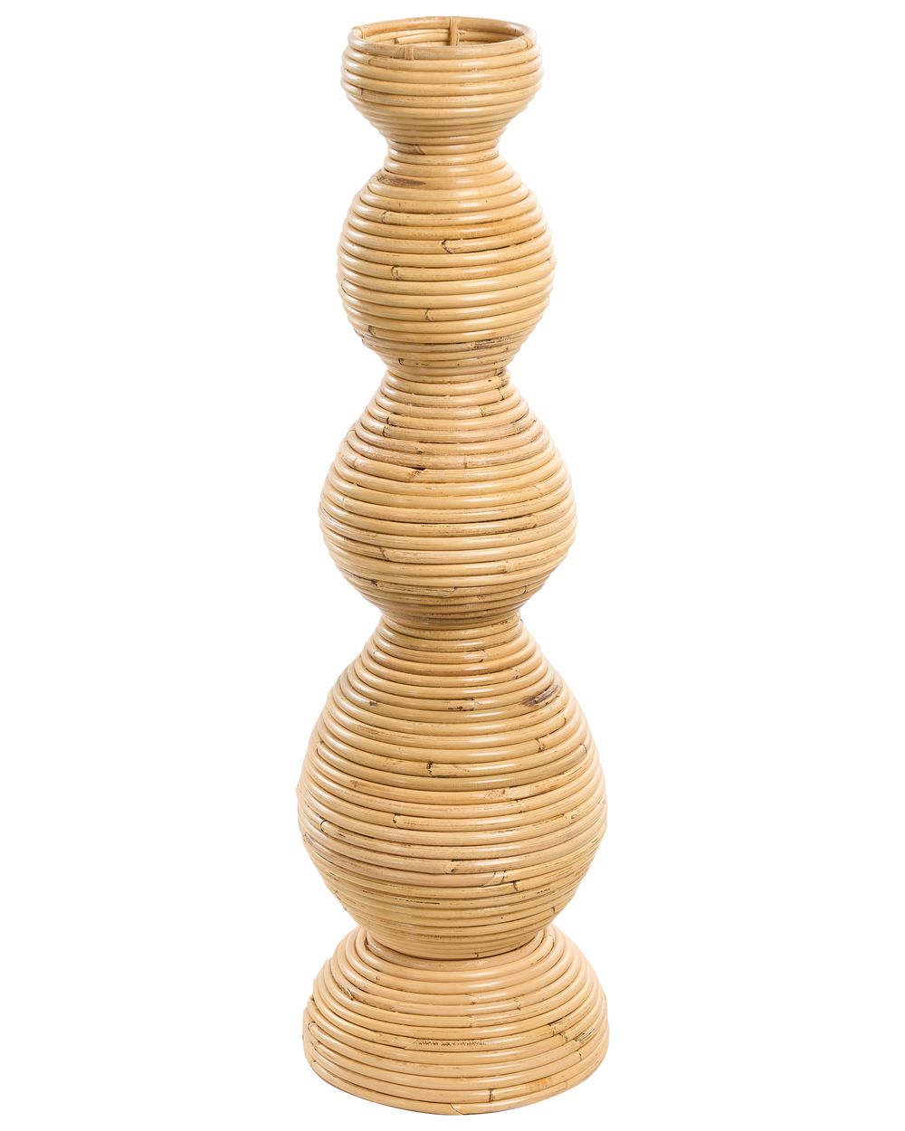 Decorative Vase GERACE 70 cm Rattan Natural