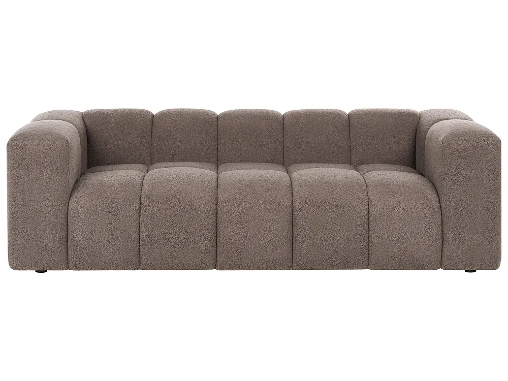 Sofagruppe 5-seters ANTOLA Bouclé Gråbrun_1161698