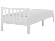 Säng med lamellram Furu FLORAC 90 x 200 cm Vit_752715