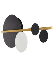 LED Wall Lamp PARITA Metal Black_866952