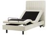 Adjustable Bed Fabric DUKE II 90 x 200 cm (EU Single) Beige