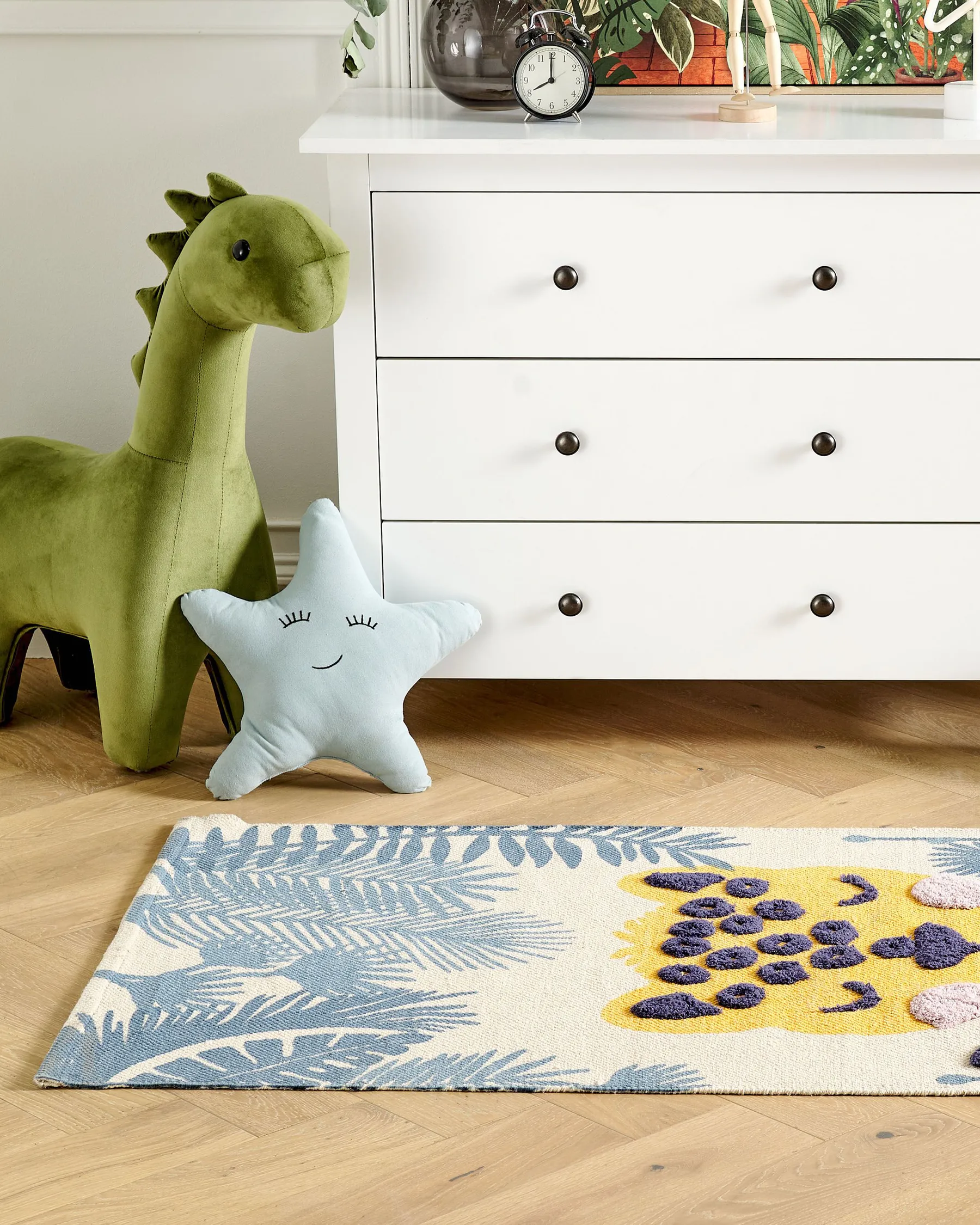 Kids Rug LUAS Multicolour 80 x 150 cm Cotton_866785