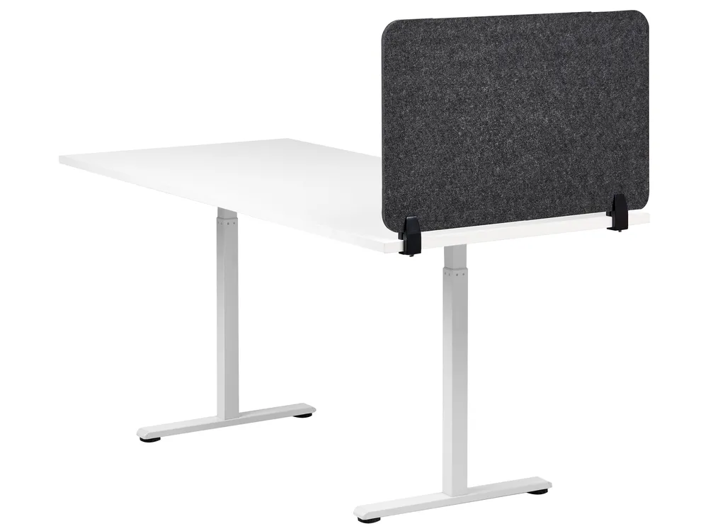 Desk Screen SPLIT 80 x 50 cm Dark Grey_1071837