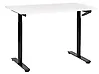 Manual Adjustable Standing Desk DESTINAS 120 cm x 72 cm White/ Black