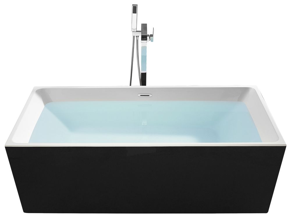 Fristående badkar RIOS 1700 x 800 mm Svart