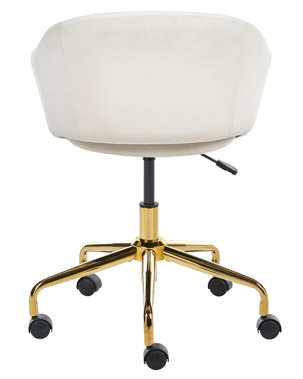 Skrivbordsstol KENMORE Sammet Off-White_1142972