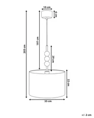 Pendant Lamp LOKY Metal Brass_1024700