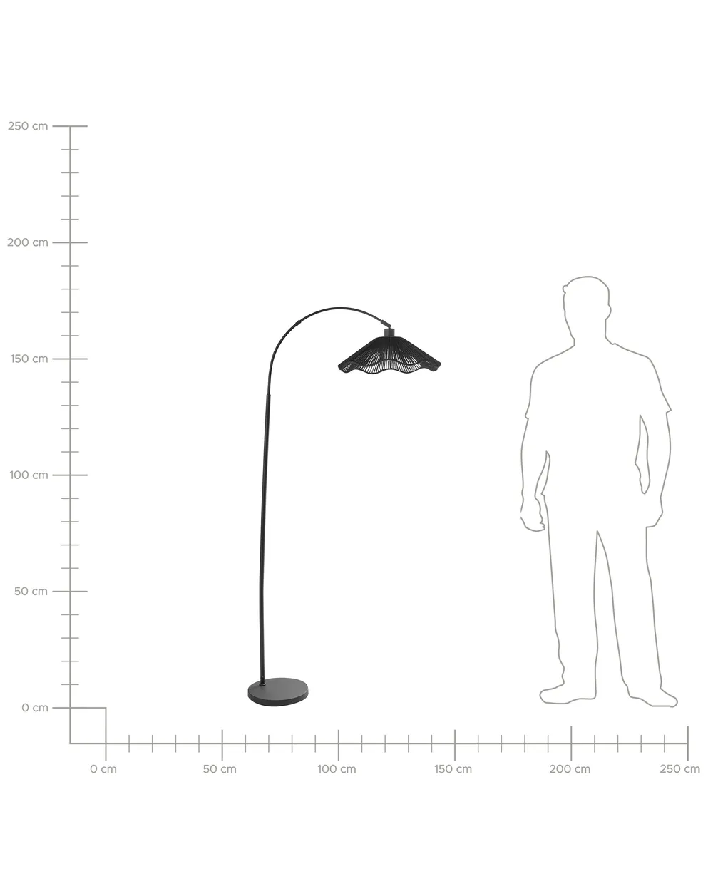 Floor Lamp MIGORI Paper Black_1029251