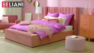 Duvet Cover Set HARMONRIDGE 200 x 220 cm Sateen Cotton Pink_896146