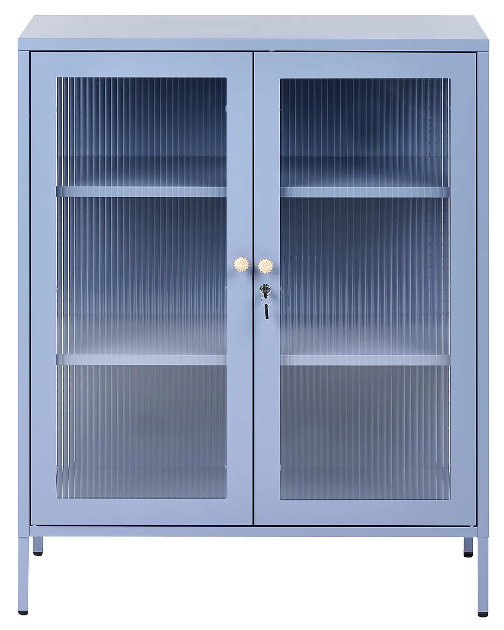 Vitriini HARLYN  90 cm Metalli Sininen_1160854
