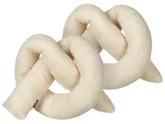 Set of 2 Decorative Cushions GLADIOLUS 172 x 14 cm Boucle Beige Solid_891042