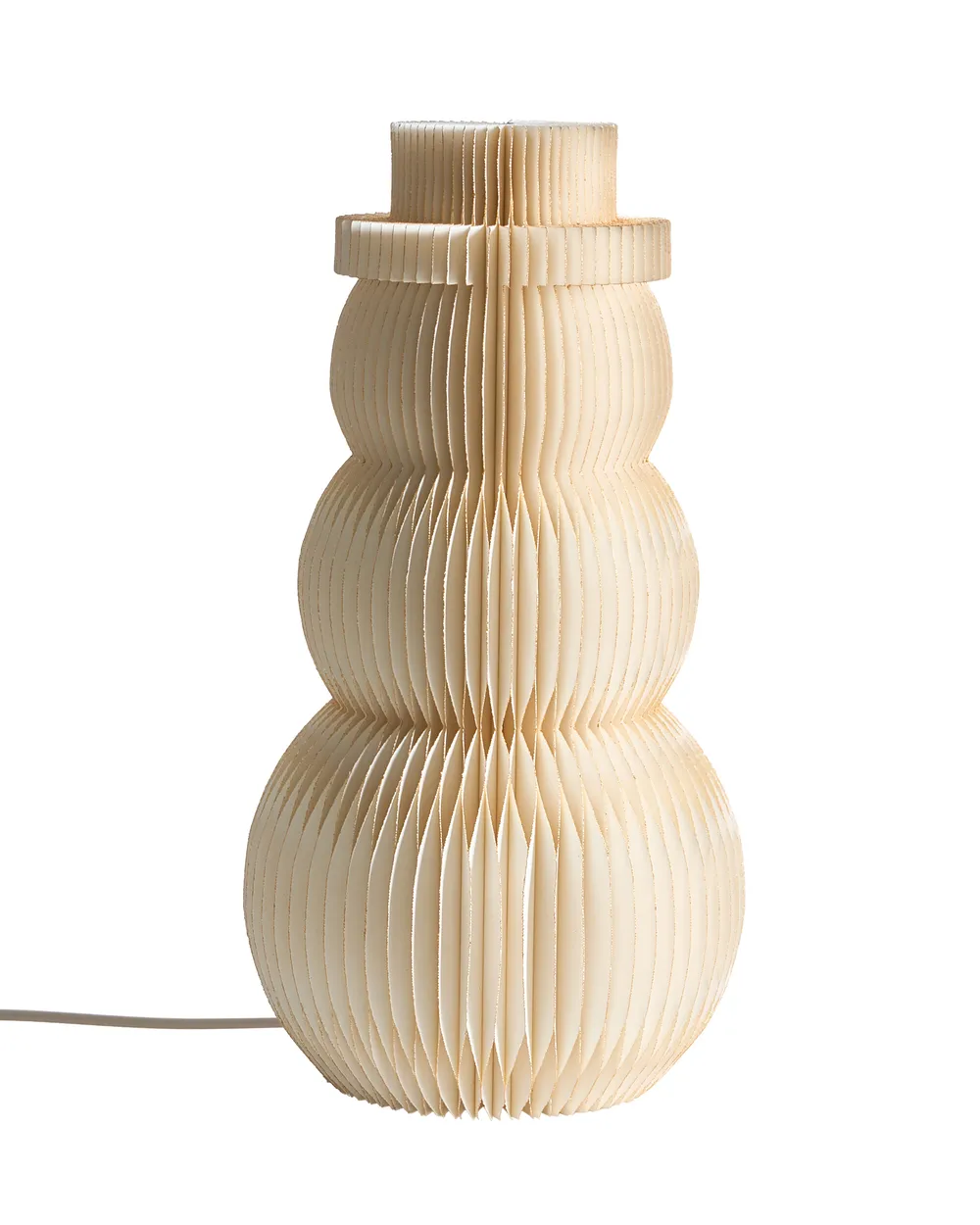 Christmas Decoration Table Lamp BANGA 51 cm Snowman Beige_1031805