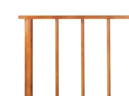 Säng med lamellram Furu BARRET 140 x 200 cm Brun_875140