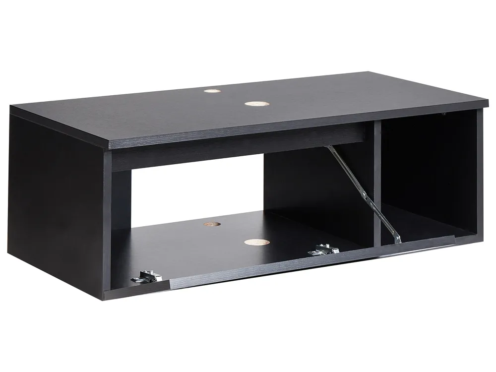 Väggmonterad kommod RUPANCO 80 cm Svart_984122