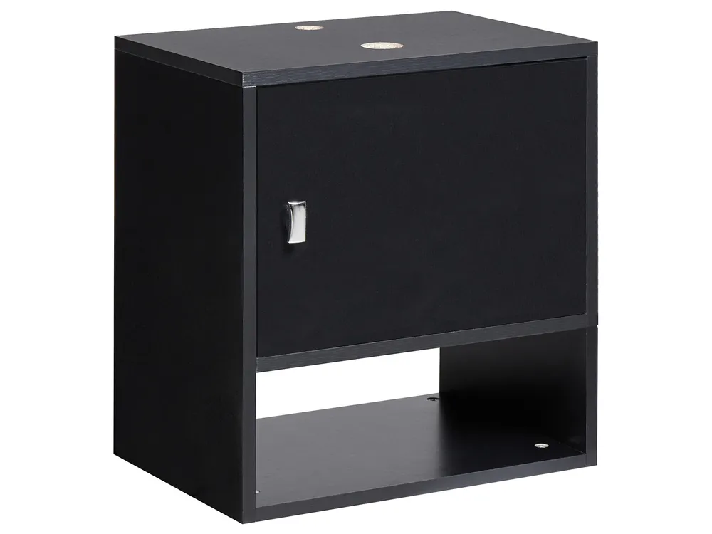Wall Mounted Vanity Unit LIMERIA 45 cm Black