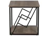 Side Table FORRES Brown/ Black_726093