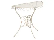 Bistro Set Folding JUINA Metal Light Beige_1002413