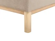 Corner Sofa 3 Seater SOSJO Fabric Taupe Right Hand_941225