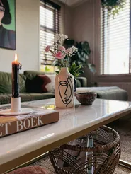 Coffee Table DELANO Marble/ Gold_818842