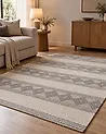 Matta BOZOVA Ljusbeige 160 x 230 cm Ull