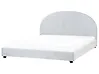 Bed Chenille VAUCLUSE 180 x 200 cm (EU Super King) Light Blue