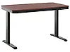 Työpöytä sähkösäädettävä KENLY 120 cm x 60 cm USB-portilla Tummanruskea