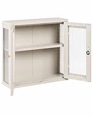 Seinäkaappi HARLYN 60 cm Metalli Beige_1156551