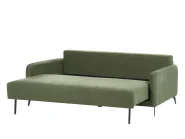 Sofa Bed 3 Seater HEMING Fabric Green_1124024