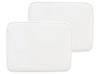 Set of 2 Garden Chair Cushions FIJI 29 x 38 cm Off-White