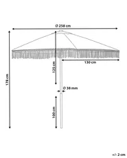 Market Parasol 258 cm MURASA White_1020758