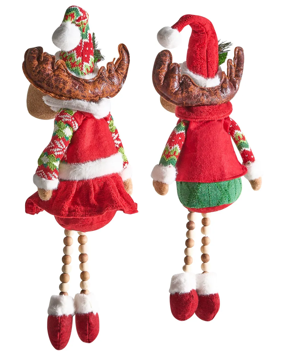 Joulukoristesetti 2 kpl GEITSJOEN 55/58 cm Poro Monivärinen_1023102
