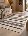 Matta DAVUTLAR Ljusbeige 160 x 230 cm Ull