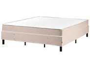 Divan Bed without Headboard Fabric COUNTESS 180 x 200 cm (EU Super King) Beige_1054190