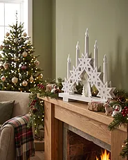 Christmas Decoration LED BILLAN 31 cm White_1161718